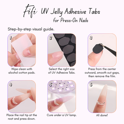 UV Jelly Adhesive Tabs