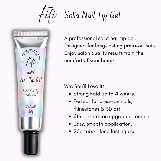 Solid Nail Tip Gel